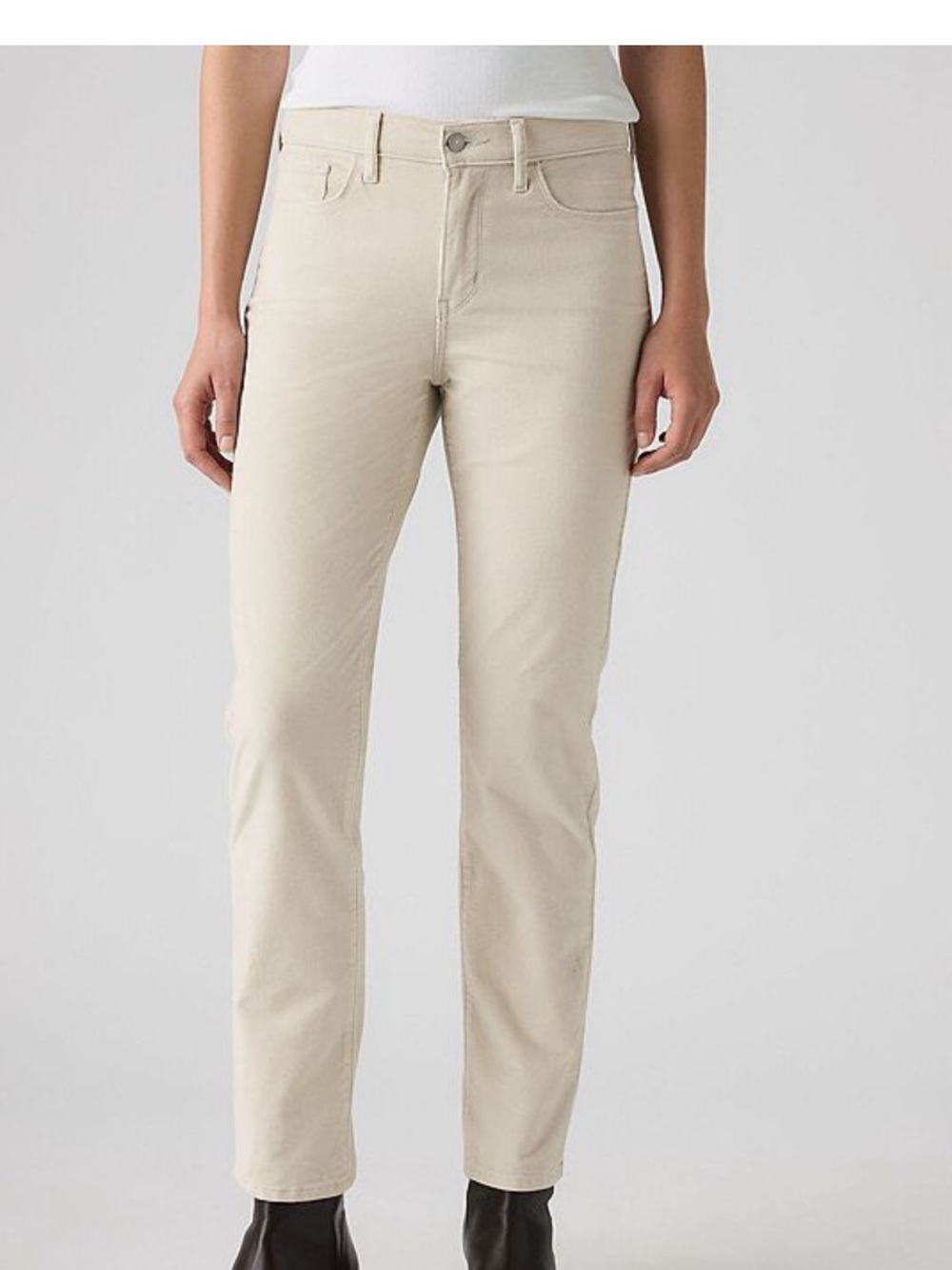 Levi’s NWT 27 X 30 501 highrise Straight-Leg sandstone denim button fly Jeans
